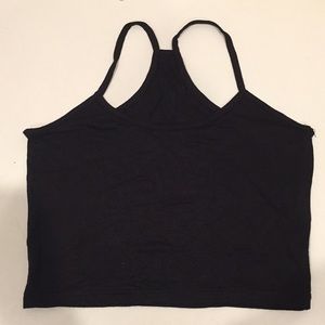 Black crop top